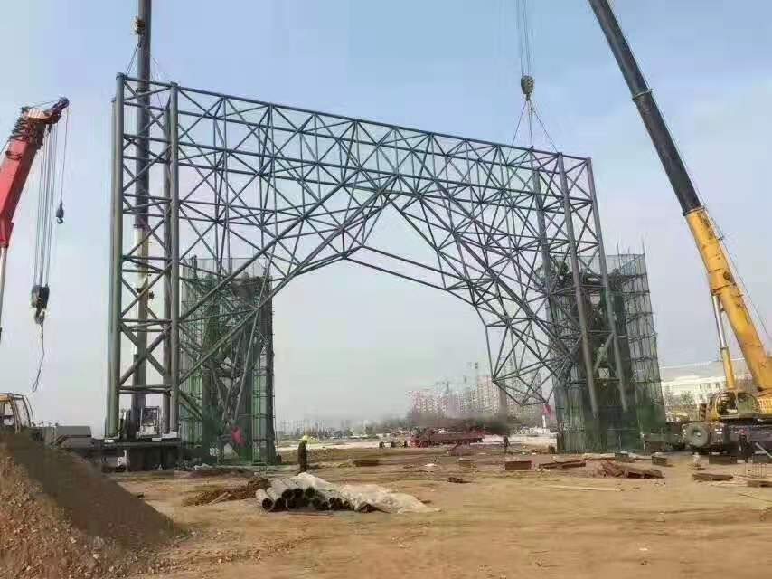 刘湾钢结构施工